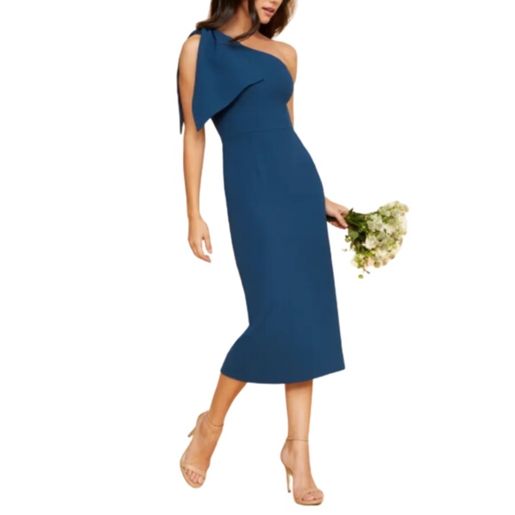 Dress the Population Tiffany Dress - Peacock Blue - Picture 1 of 9